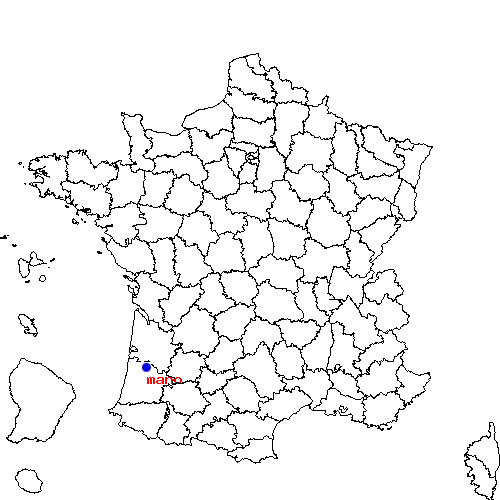 localisation sur le carte de mano 