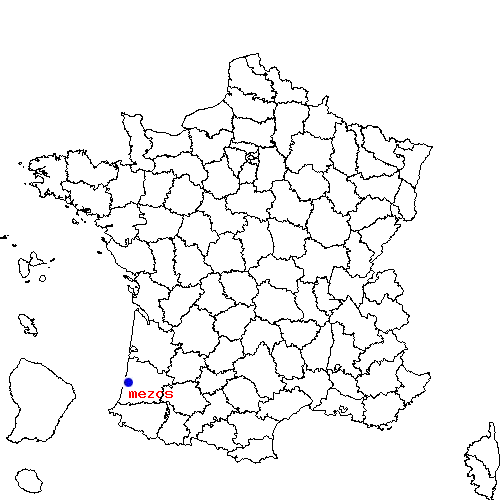 localisation sur le carte de mezos 