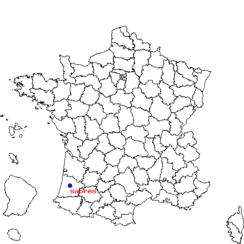 localisation sur le carte de sabres 