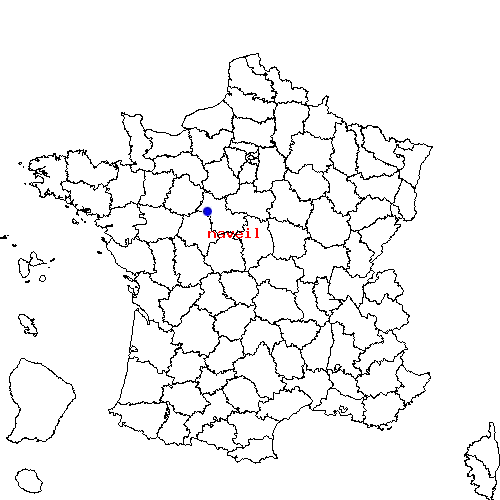 localisation sur le carte de naveil 