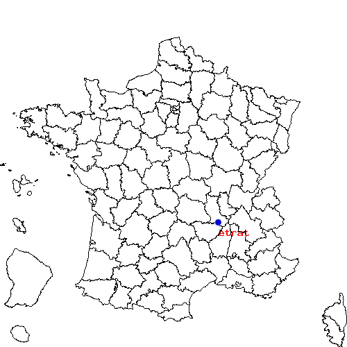 localisation sur le carte de etrat 