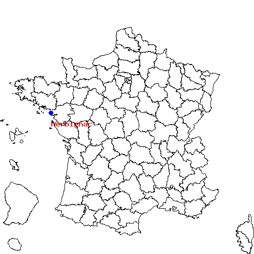 localisation sur le carte de herbignac 