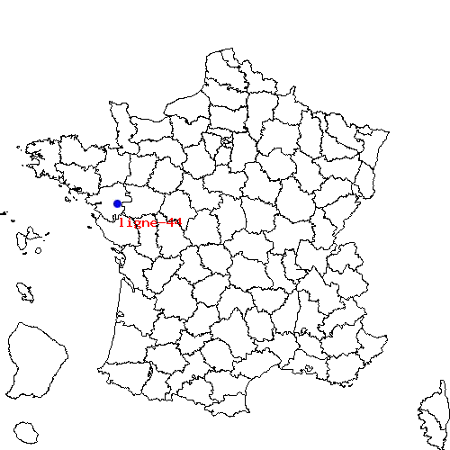 localisation sur le carte de ligne-44 