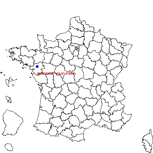 localisation sur le carte de marsac-sur-don 