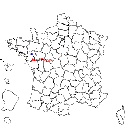 localisation sur le carte de treffieux 