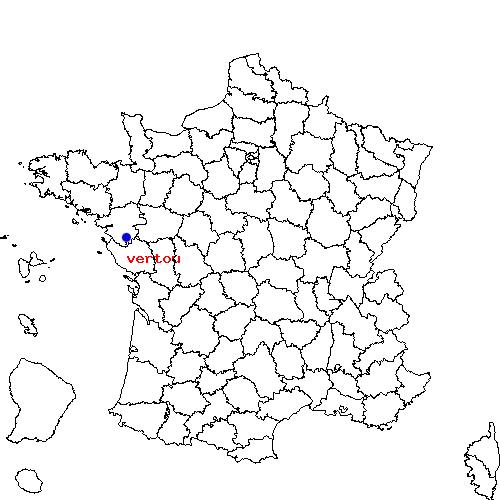 localisation sur le carte de vertou 