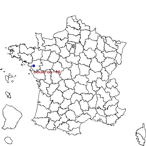 localisation sur le carte de bouvron-44 