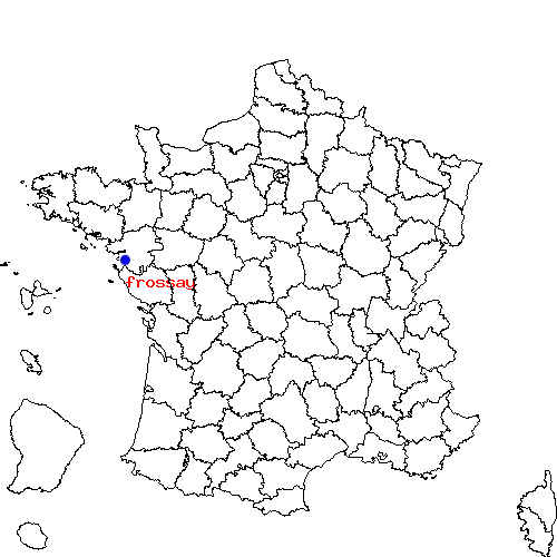 localisation sur le carte de frossay 