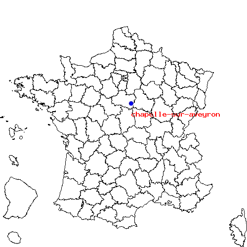 localisation sur le carte de chapelle-sur-aveyron 