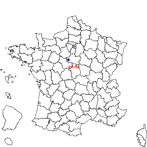 localisation sur le carte de gidy 