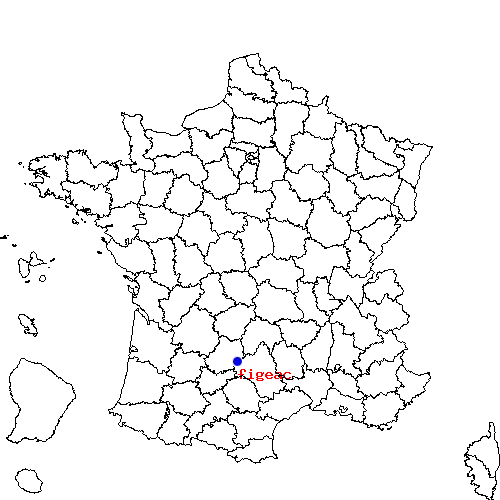 localisation sur le carte de figeac 