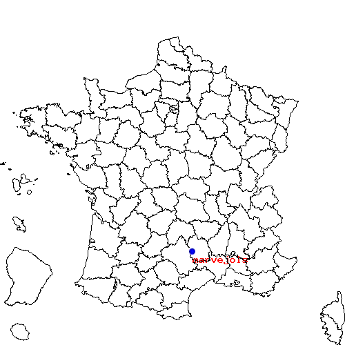 localisation sur le carte de marvejols 