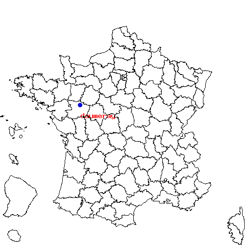 localisation sur le carte de daumeray 