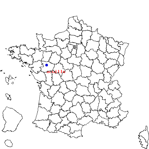 localisation sur le carte de ecuille 