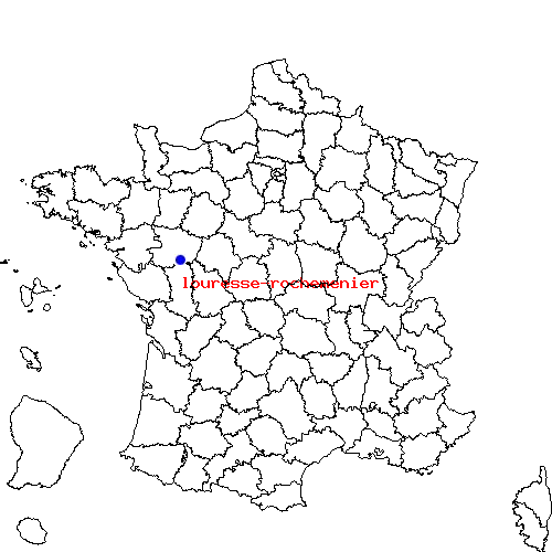 localisation sur le carte de louresse-rochemenier 