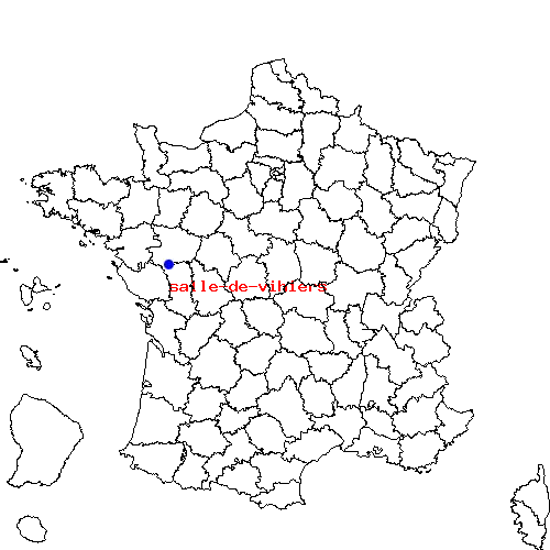 localisation sur le carte de salle-de-vihiers 