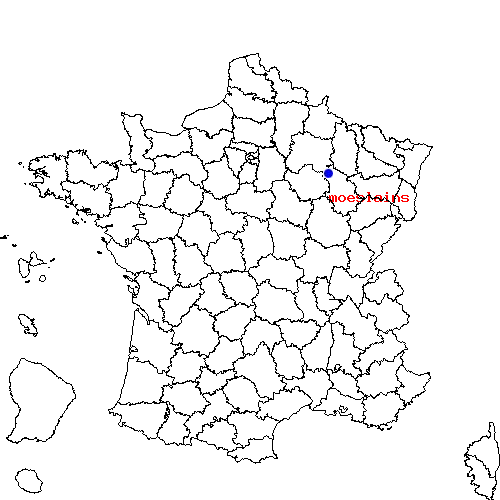 localisation sur le carte de moeslains 
