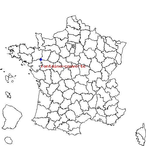 localisation sur le carte de fontaine-couverte 