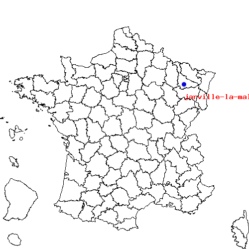 localisation sur le carte de jarville-la-malgrange 