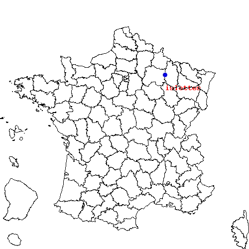 localisation sur le carte de islettes 