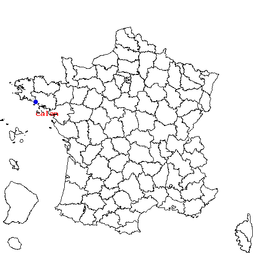 localisation sur le carte de calan 