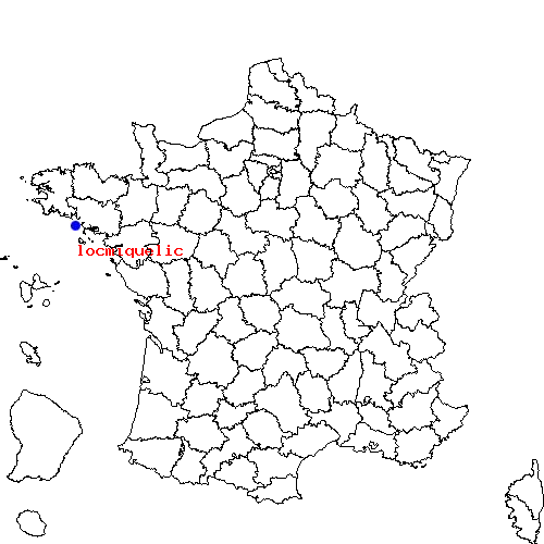 localisation sur le carte de locmiquelic 