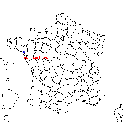 localisation sur le carte de questembert 