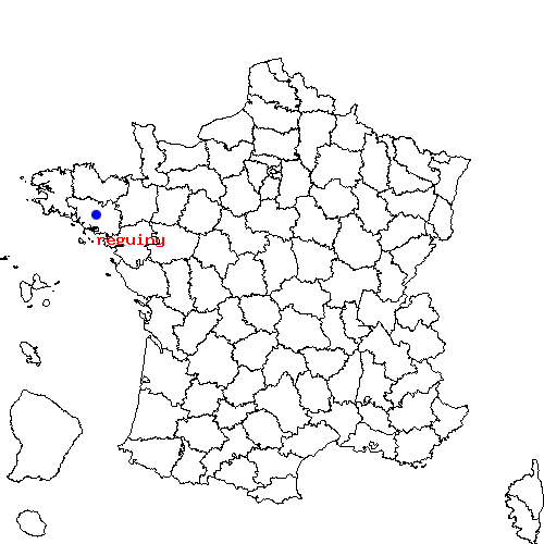 localisation sur le carte de reguiny 