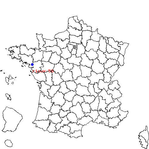 localisation sur le carte de rieux-56 