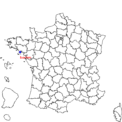 localisation sur le carte de baden 
