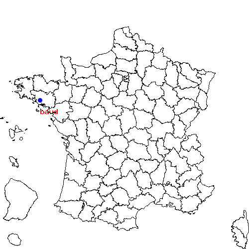 localisation sur le carte de baud 