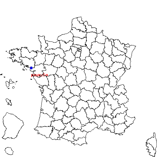 localisation sur le carte de peaule 