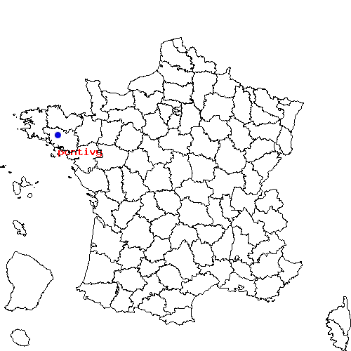 localisation sur le carte de pontivy 