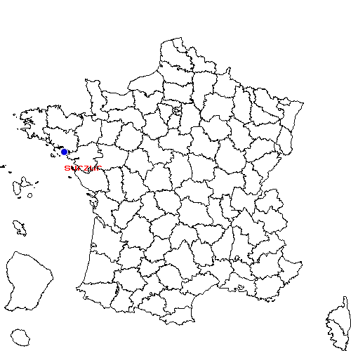 localisation sur le carte de surzur 