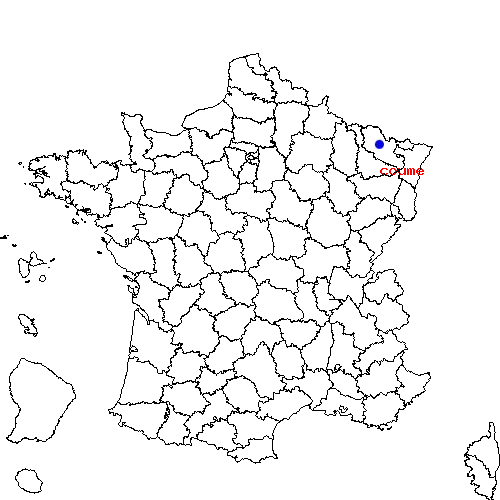 localisation sur le carte de coume 