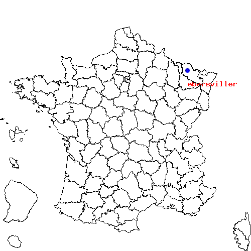 localisation sur le carte de ebersviller 