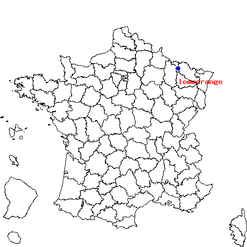 localisation sur le carte de lommerange 