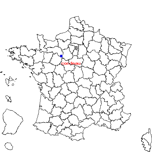 localisation sur le carte de condeau 