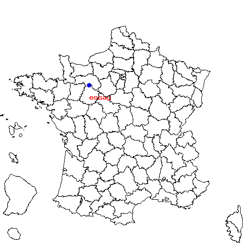 localisation sur le carte de essay 