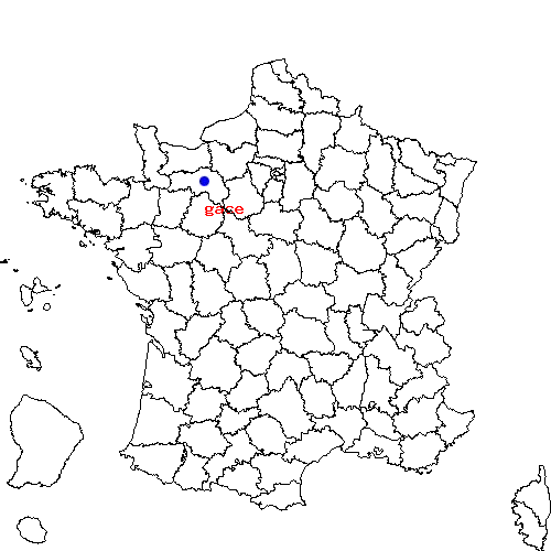 localisation sur le carte de gace 