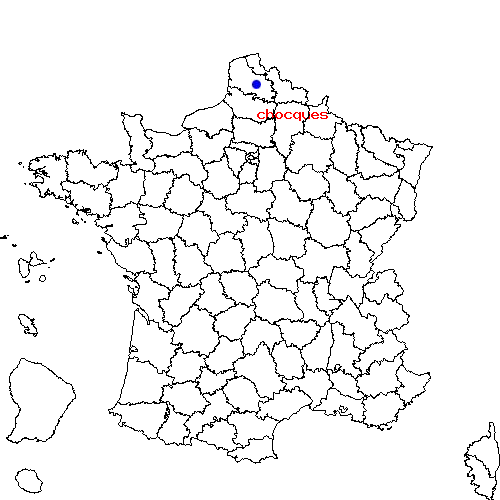 localisation sur le carte de chocques 