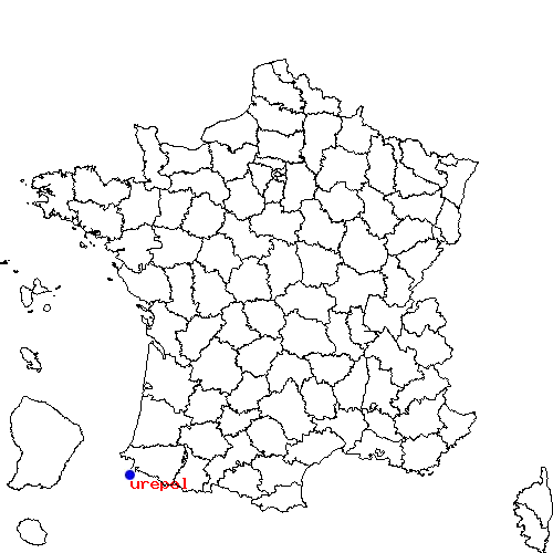 localisation sur le carte de urepel 