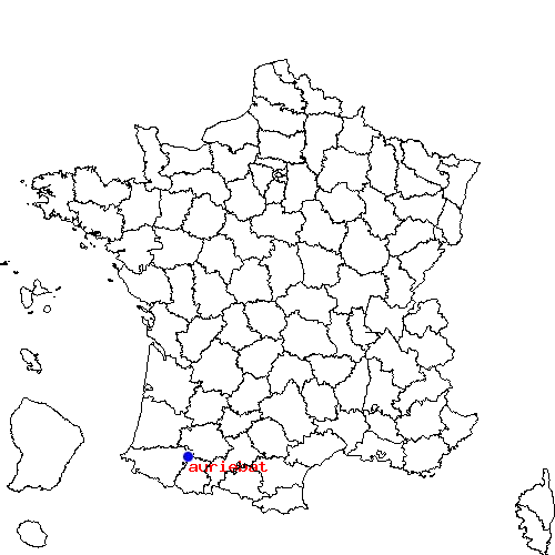 localisation sur le carte de auriebat 
