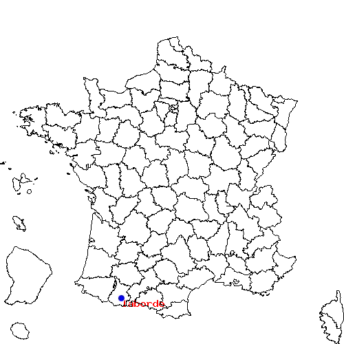 localisation sur le carte de laborde 