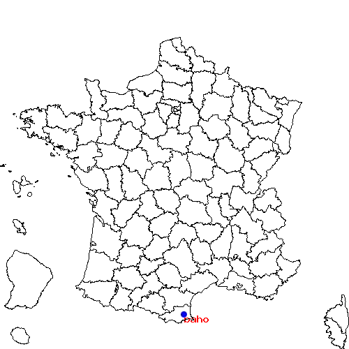 localisation sur le carte de baho 