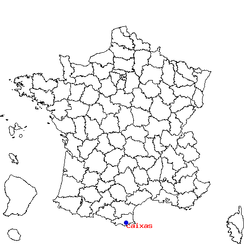 localisation sur le carte de caixas 