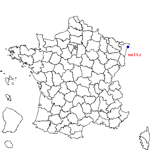 localisation sur le carte de seltz 