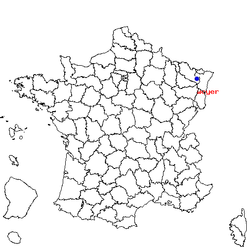 localisation sur le carte de weyer 
