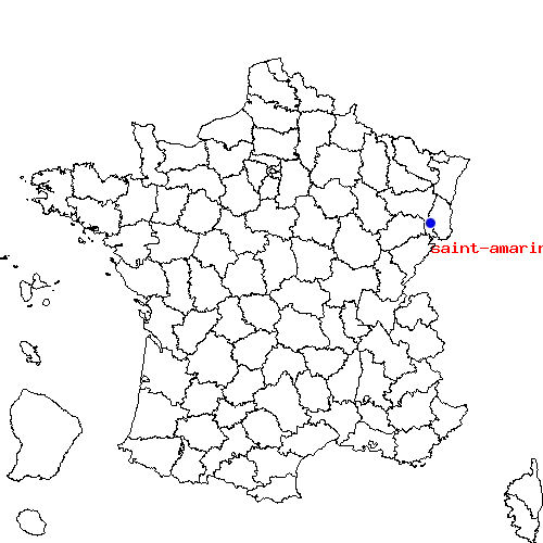 localisation sur le carte de saint-amarin 