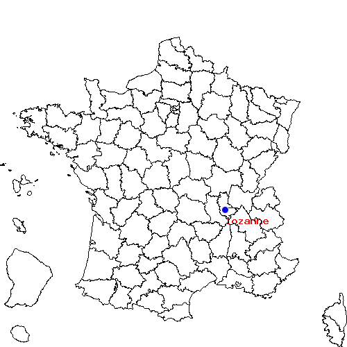 localisation sur le carte de lozanne 
